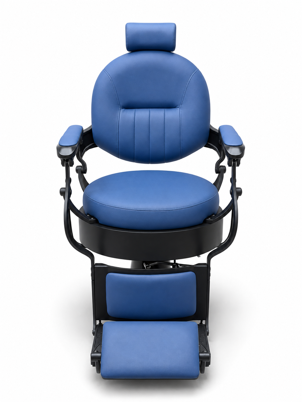 Madrid Blue On Black Barber Chair VC-31938-MBB