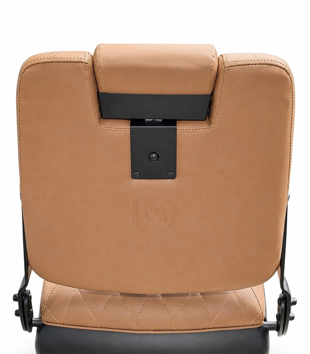 Helsinki Brown on Black Barber Chair  VC-31920-BRN