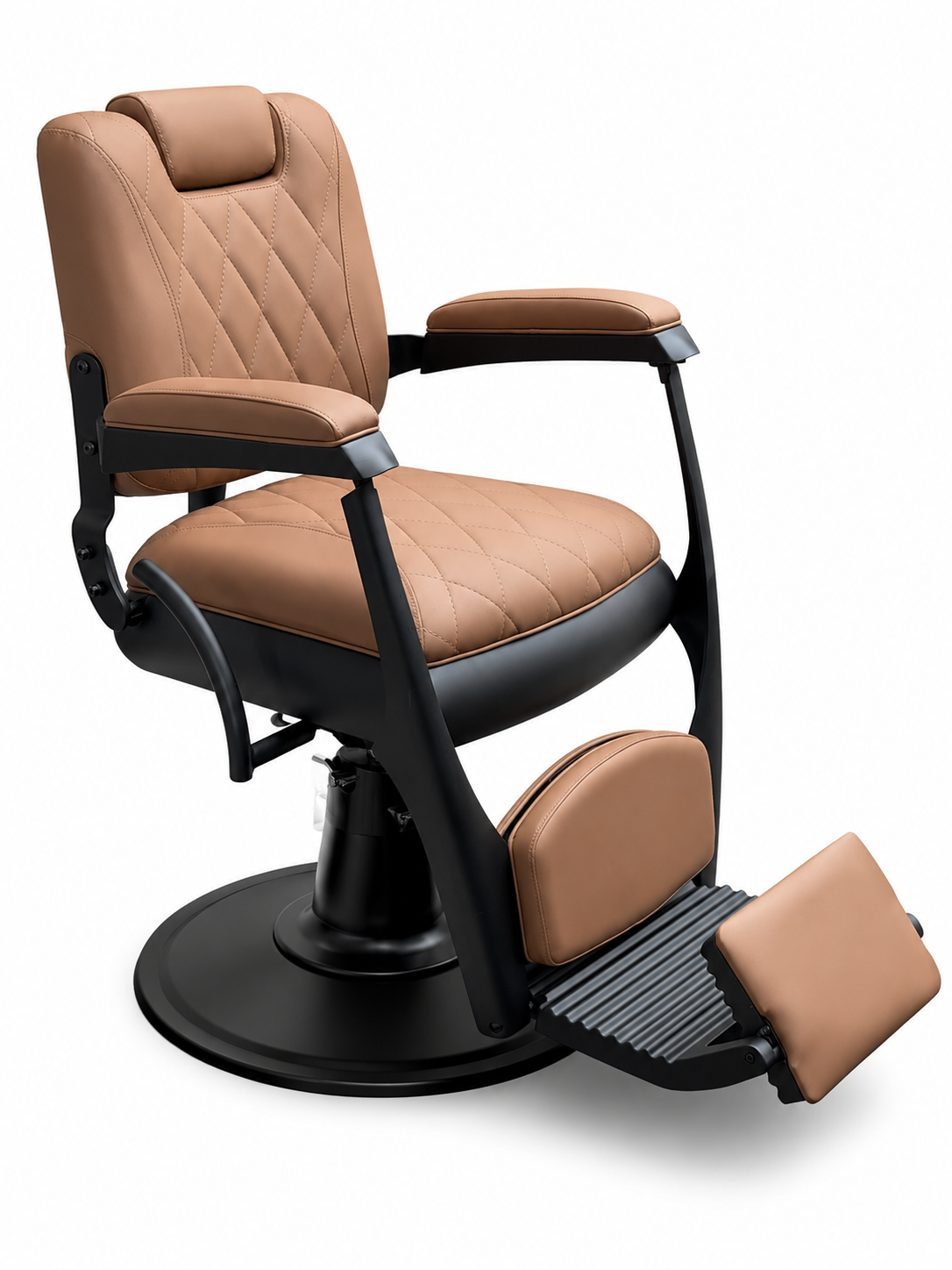 Helsinki Brown on Black Barber Chair  VC-31920-BRN
