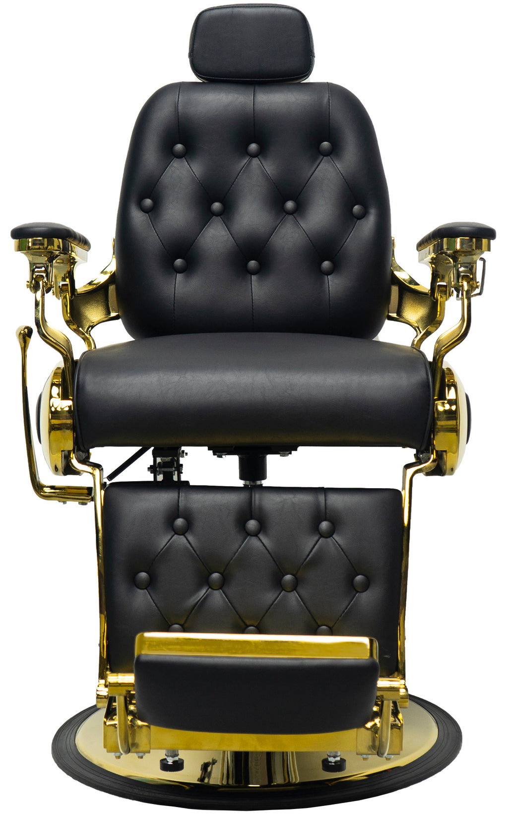 London Barber Chair Black on Gold VC-31913G