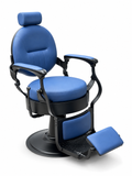 Madrid Blue On Black Barber Chair VC-31938-MBB